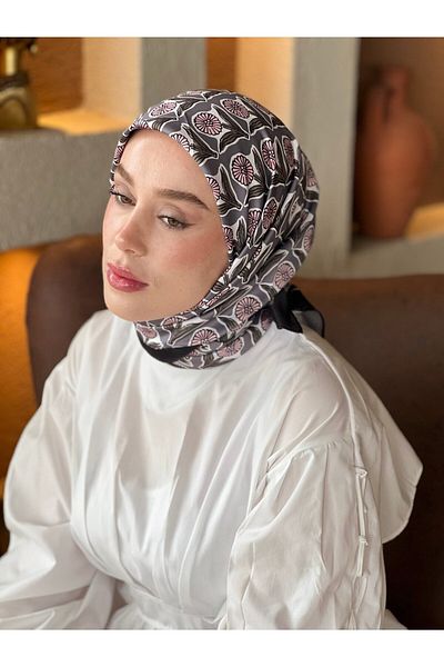 Modakaşmir Daisy Pattern Tanca Silky Scarf