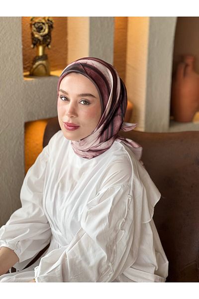 Modakaşmir Marble Tanca Silky Scarf
