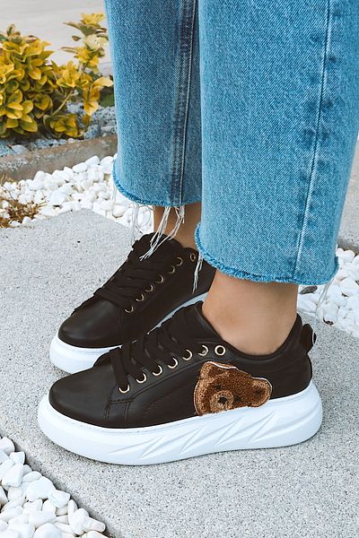 POLKA STORE Pantofi sport pentru femei Relax Comfortable Sole cu șireturi