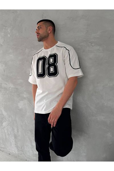 İLKCET MODA Digital Printed Unisex Oversize Tshirt
