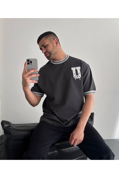 İLKCET MODA Usa Oversize Unisex Tshirt