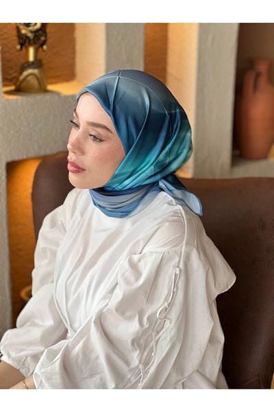 Modakaşmir Degrade Pattern Tanca Silky Scarf