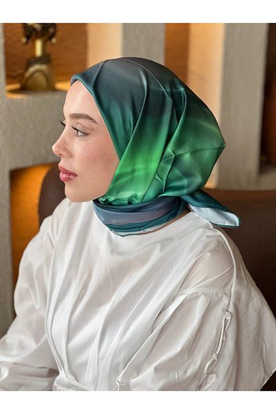 Modakaşmir Degrade Pattern Tanca Silky Scarf