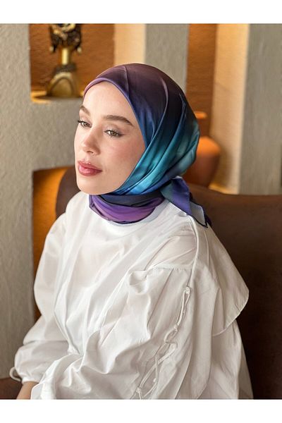Modakaşmir Degrade Pattern Tanca Silky Scarf