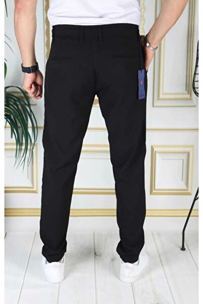 Denim Ανδρικό μπεζ ιταλικό κομψό, ελαστικό, ελαστικό κορδόνι Lycra, κομψό, βαμβακερό ύφασμα παντελόνι School