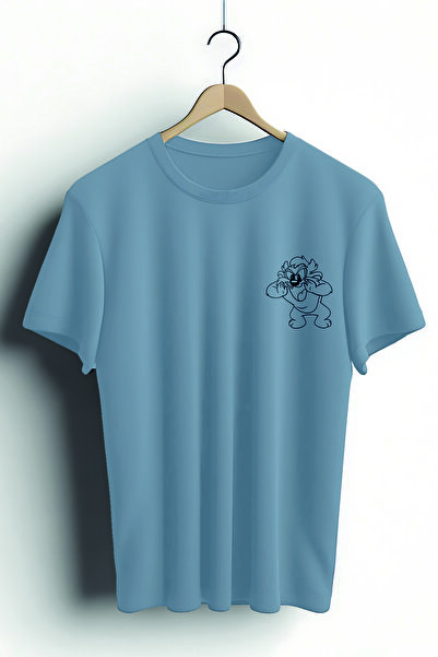 Zestia Μπλουζάκι unisex, με στάμπα Tasmanian Devil, κανονική εφαρμογή, 100% β...