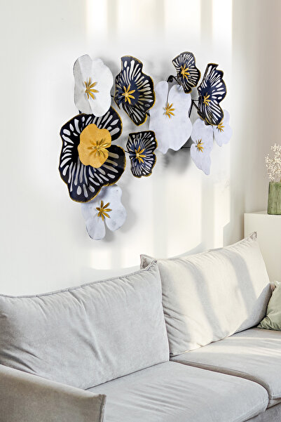 WISE Metal Wall Table, Metal Flower Wall Decoration, Hotel Home Office Wall Decoration