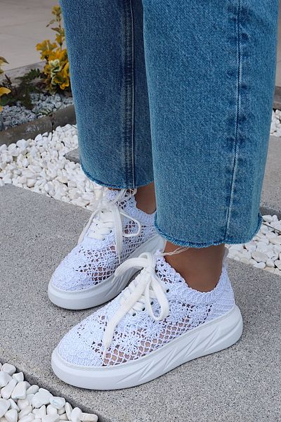 POLKA STORE Relax Comfortable Sole Lace-Up Women's Sports Shoes