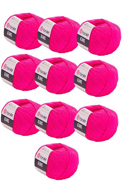 Yarnart 10 X Jeans 59 10 Pack Amigurimi Baby Floss Jeans 10 Τεμάχια