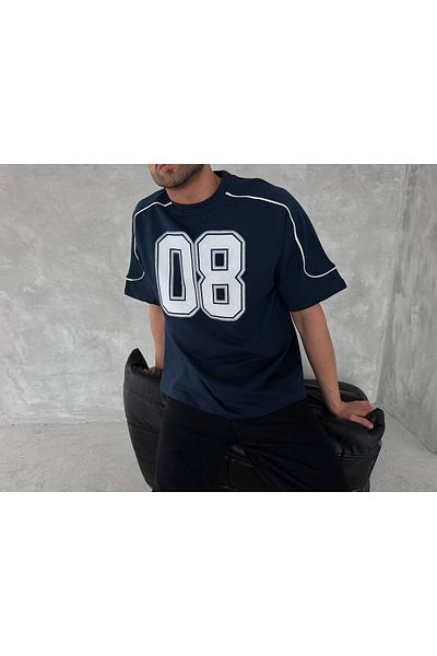 İLKCET MODA Ψηφιακή εκτύπωση Unisex Oversize Tshirt