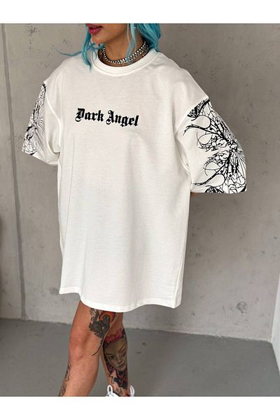 İLKCET MODA Μπλουζάκι με στάμπα Dark Angel