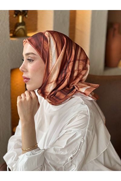 Modakaşmir Marble Tanca Silky Scarf