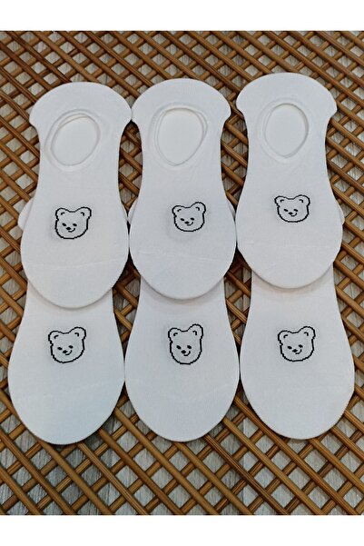 Rocks For Seamless Toe Women's 6 Pairs of Teddy Bear Ballerinas