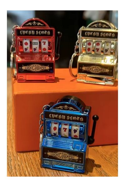Sağlıkçı Shopping Premium Slot Vip Casino / Fruit Machine Spin Mini Slot Keychain
