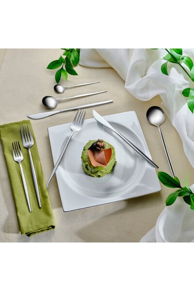 Karaca Orion Platin 12-osobní 84-kusy Besteckset