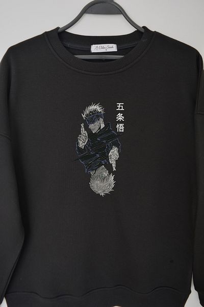 EldenStitch Hanorac oversize unisex brodat Satoru Gojo