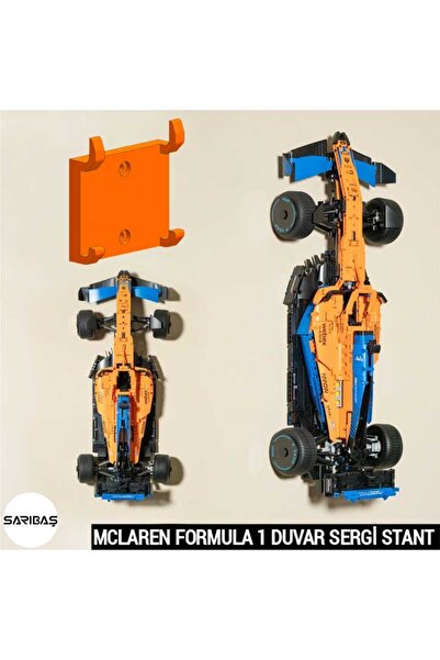 SARIBAŞ TEKNOLOJİ Technic Yapım Oyuncakları 42141 Mclaren Formula 1 - Model Araba Uyumlu Duvar Sergi Stant