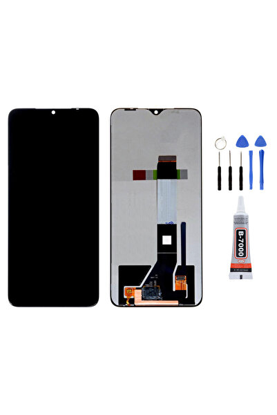 Yedcom Redmi 9T Ekran Dokunmatik Lcd Ekran Ön Panel Yapıştırıcı Ve Kit