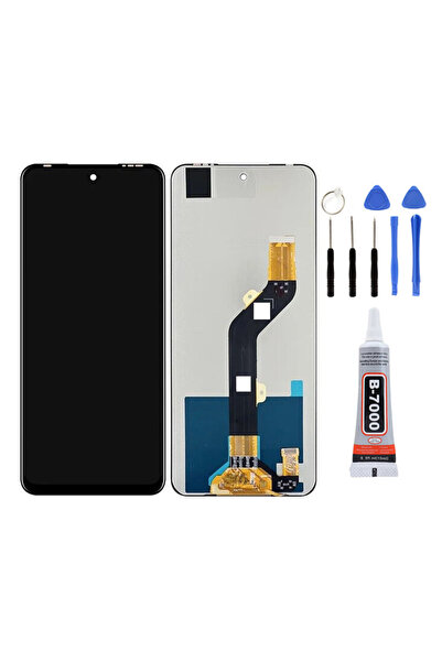 Yedcom İnfinix Hot 20 Ekran Dokunmatik Lcd Ekran Ön Panel Yapıştırıcı Ve Kit