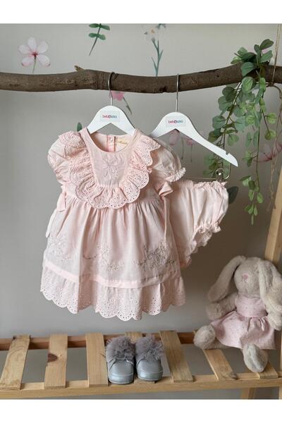 Butik Kız Bebek 2'li Takım Elbise