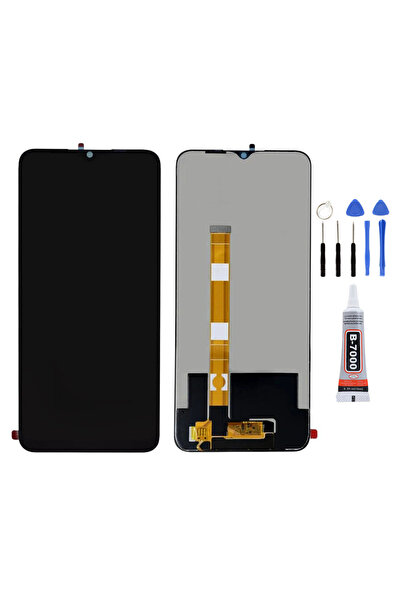 Yedcom Oppo A15S Uyumlu Ekran Dokunmatik Lcd Ekran Ön Panel Yapıştırıcı Ve Kit