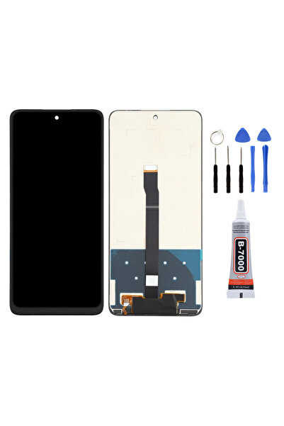 Yedcom Huawei P Smart 2021 Uyumlu Ekran Dokunmatik Lcd Ekran Ön Panel Yapıştı...