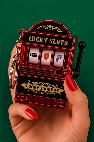 Sağlıkçı Shopping Premium Slot Vip Casino / Fruit Machine Spin Mini Slot Keychain