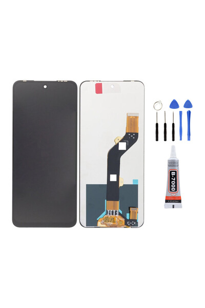 Yedcom Tecno Pova 4 Ekran Dokunmatik Lcd Ekran Ön Panel Yapıştırıcı Ve Kit