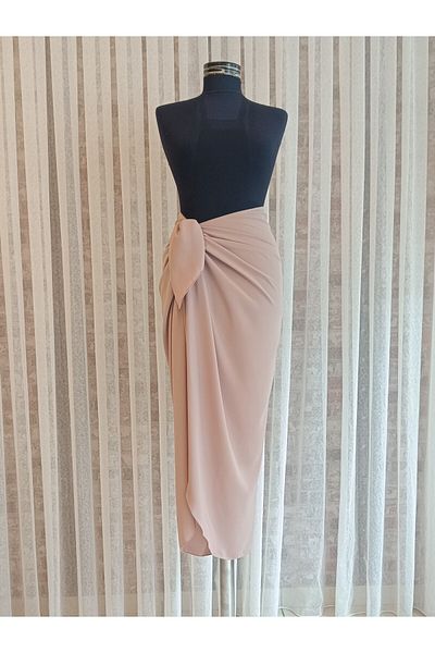 Misue Handmade Medina Silk Pareo - See through Beach Dress - Soft Flowy Fabric