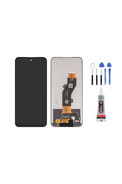 Yedcom İnfinix Hot 50İ Ekran Dokunmatik Lcd Ekran Ön Panel Yapıştırıcı Ve Kit