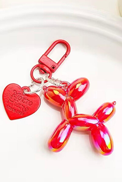 Jaida Moda Balloon Dog Figure Bag Charm and Keychain