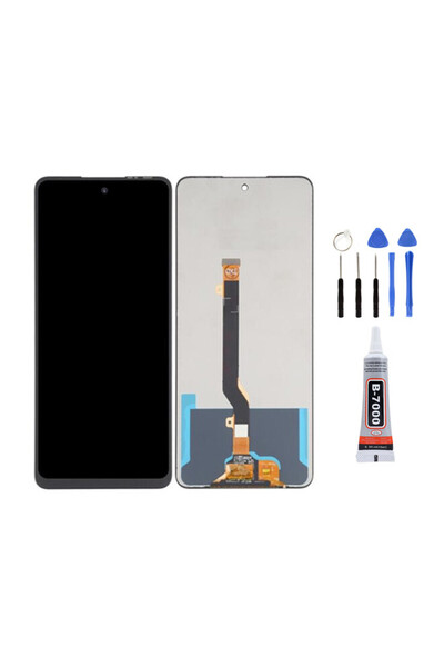 Yedcom Tecno Pova 3 Ekran Dokunmatik Lcd Ekran Ön Panel Yapıştırıcı Ve Kit