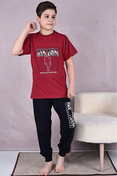 Yağmur Giyim Pijama pentru bărbați Hot College 11-15 ani - Model 7025-B