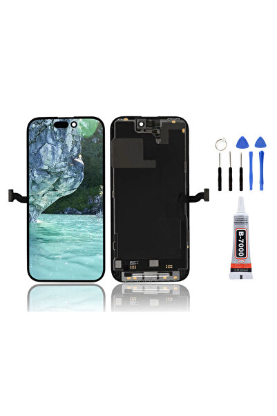 Yedcom Iphone 14 Pro Oled Uyumlu Lcd Ekran Dokunmatik Tamir Seti Yapıştırcı Set