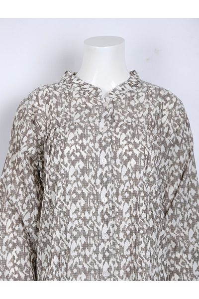 MUSTÜN Judge Collar Woven Shirt