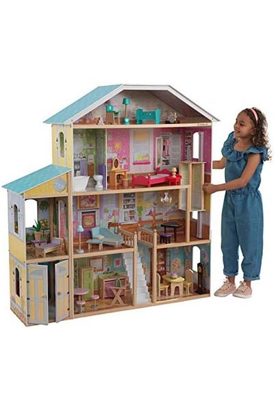 KIDKRAFT بيت الدمى ماجستيك مانشن (مجموعة واحدة)