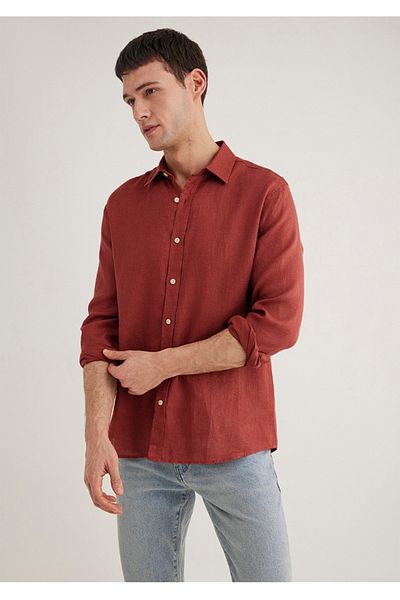Mavi 100% Linen Slim Fit Men's Shirt