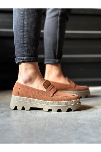 BPM Knack High Sole Classic Παπούτσια 779 Tan Suede