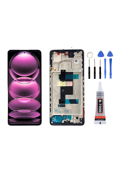 Yedcom Redmi Note 12 Pro 5G Çıtalı Oled Ekran Dokunmatik Lcd Ekran Ön Panel Y...