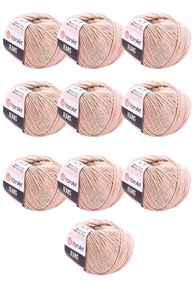 Yarnart 10 X Jeans 87 10 Pack Amigurimi Baby Floss Jeans 10 Τεμάχια