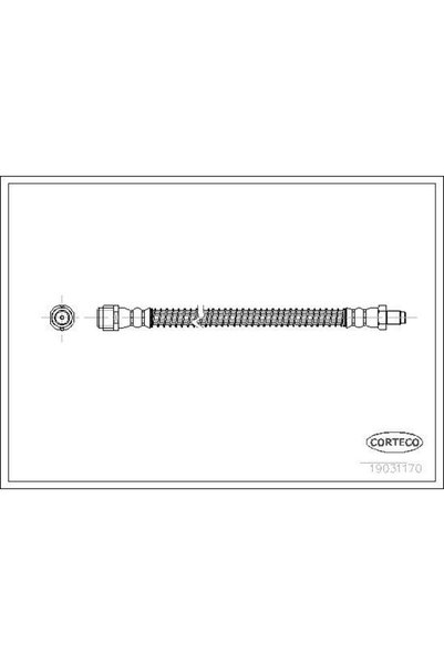 FREN HORTUMU ARKA MERCEDES S-CLASS W220 98 05 uyumlu