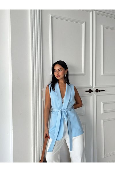 mydukkan.co Γιλέκο Blazer με δεμένο