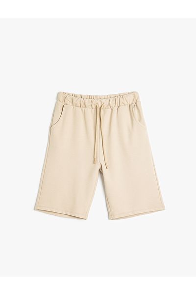 Koton New Season Basic Waist Lace up Pocket Shorts