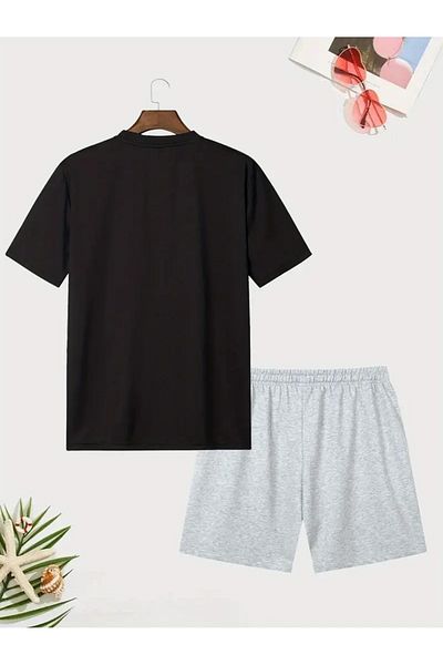 Minikelya Los Angeles Style Summer Men's Sports Casual Suit
