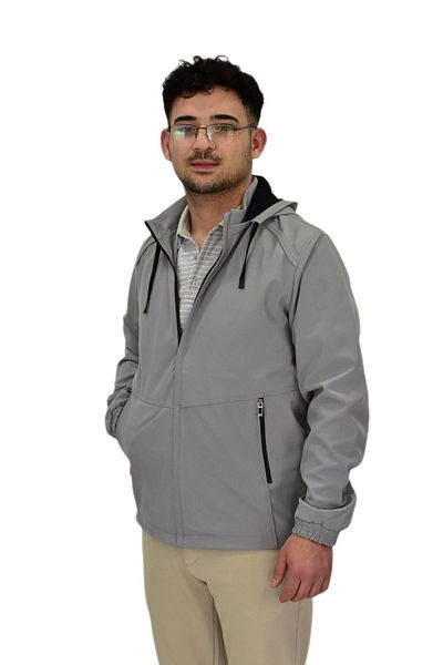 DYNAMO Men's Seasonal Hooded Softgel Sports Coat 8077 Bgl-St04371