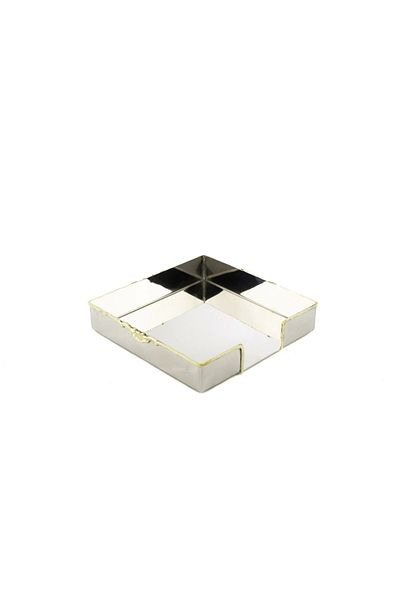Mikasa Moor P248.809579 Χρυσή Ασημένια Χαρτοπετσέτα 21x21x5cm
