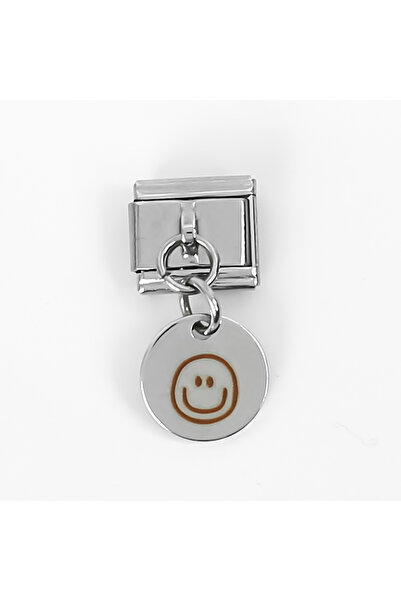 yfhobi Çelik İtalyan Bileklik Charmı, 1 Adet Figür Desen Paslanmaz Çelik Char...