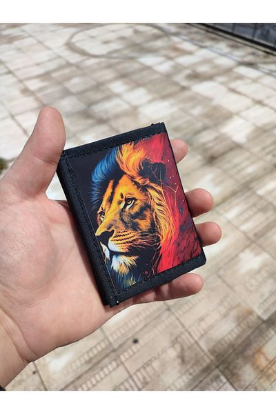 JANJAN Sports Wallet, Unisex Wallet with Velcro, Zipper, Keychain, Coin Compartment, Fabric Wallet