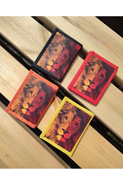 JANJAN Portofel sport, portofel unisex cu velcro, fermoar, breloc, compartiment pentru monede, portofel din material textil