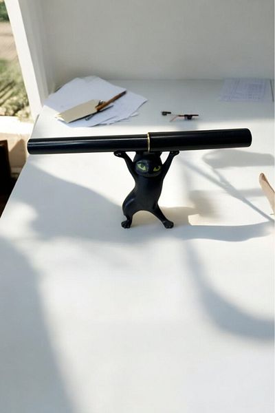 fafaatölye Cat Pen and Headphone Holder Stand